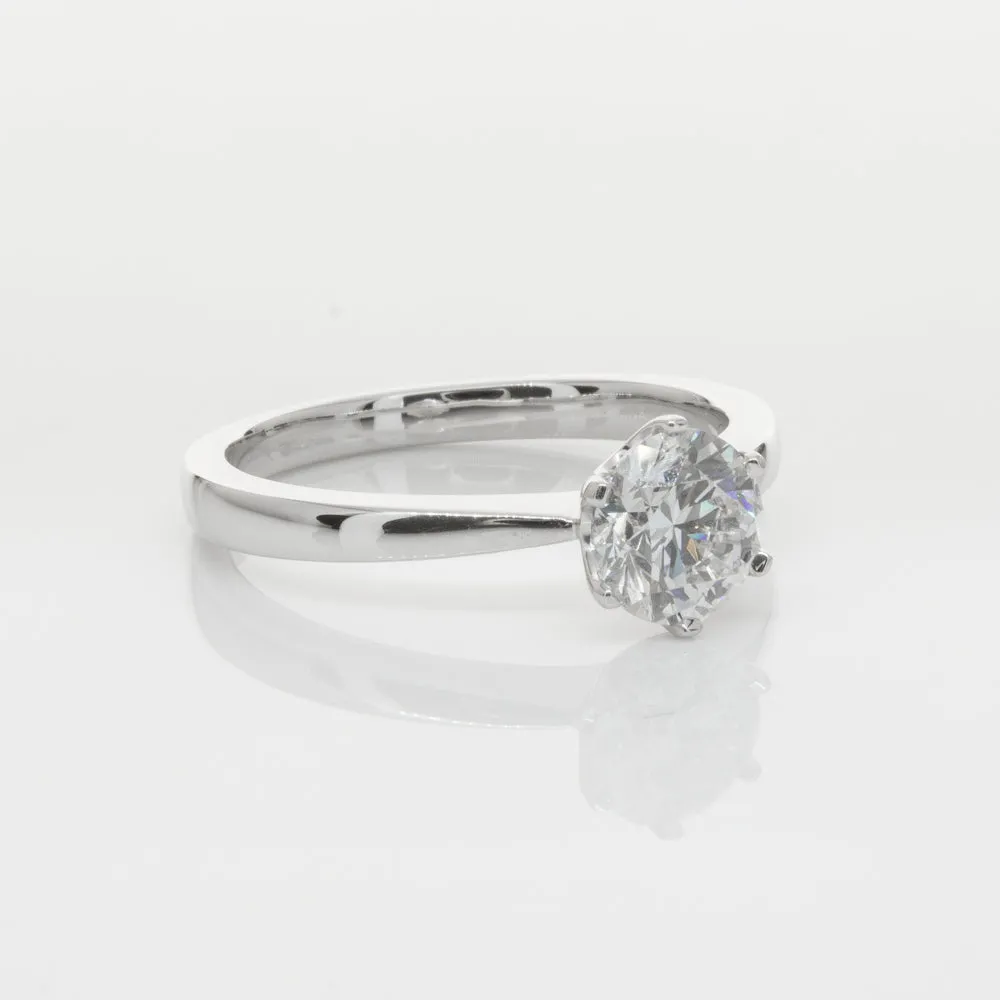 18ct White Gold 1.01ct Diamond Nova Ring