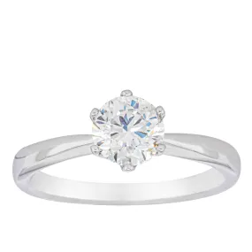 18ct White Gold 1.01ct Diamond Nova Ring