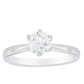 18ct White Gold 1.01ct Diamond Nova Ring