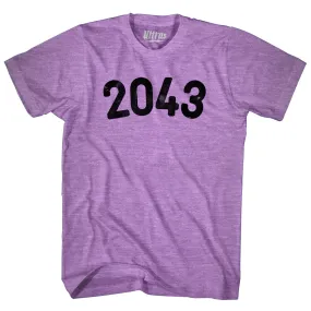 2043 Year Celebration Adult Tri-Blend T-shirt