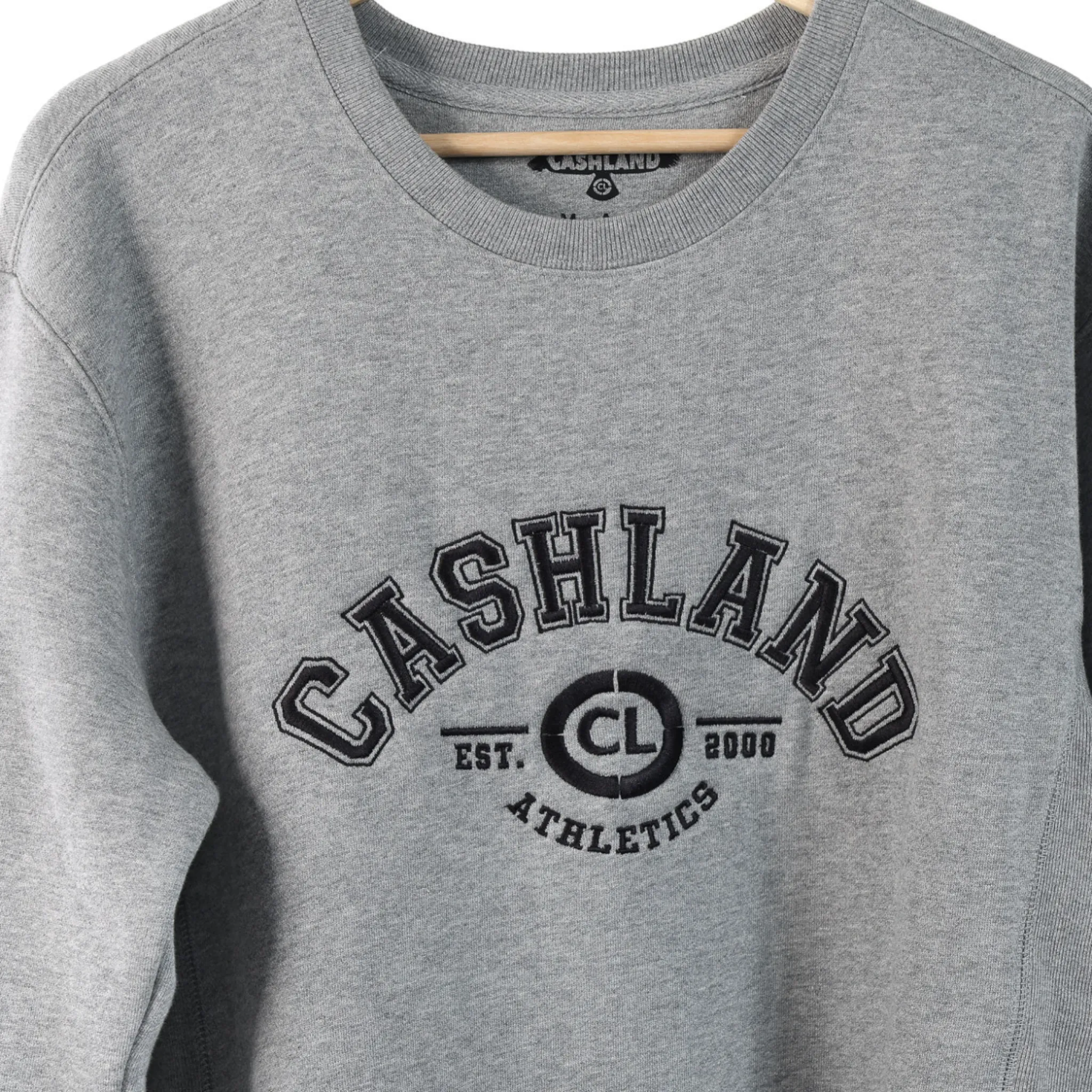 Athletics HEAVY Crew Neck Sweatshirt : GREY