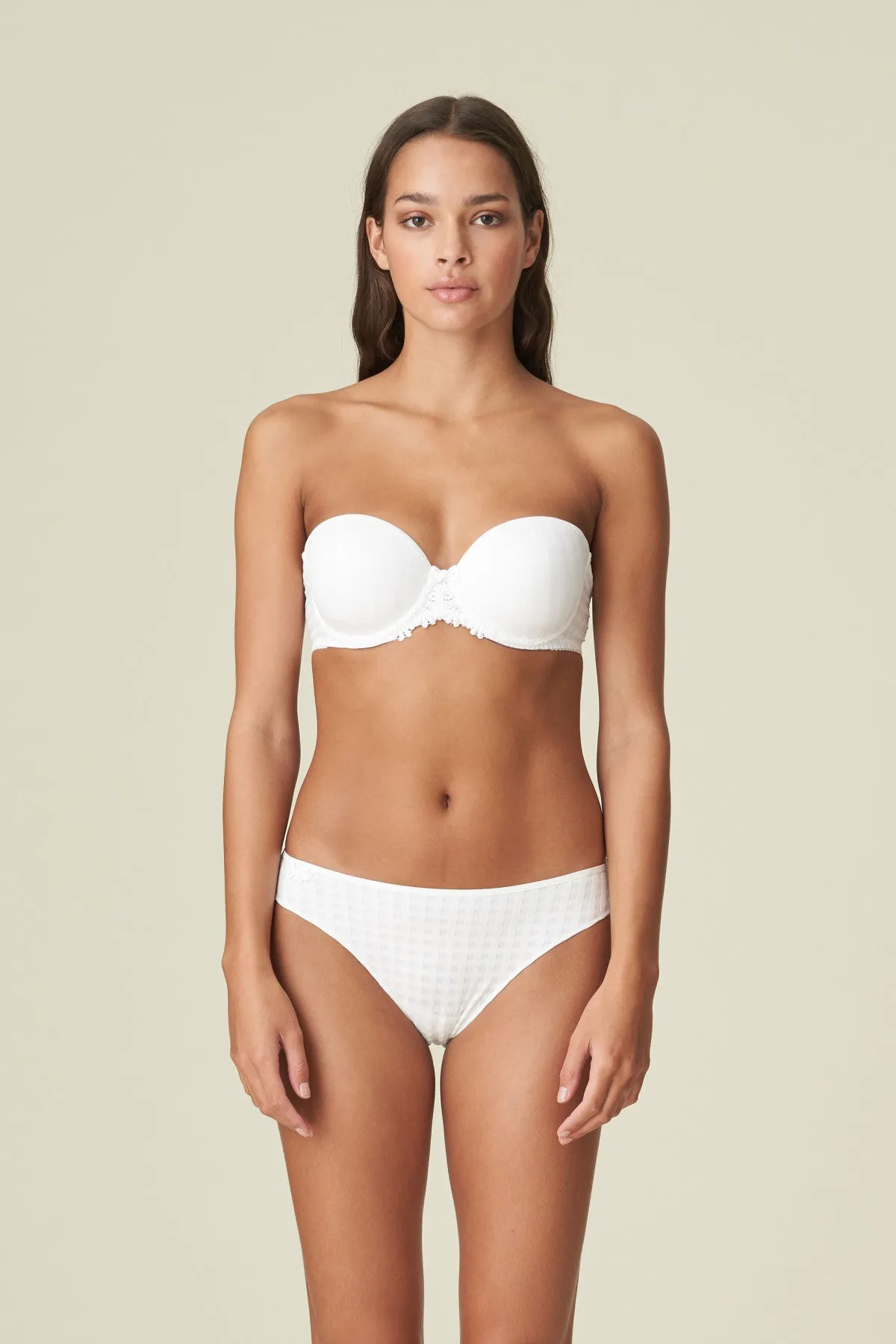 Avero Strapless Bra | White