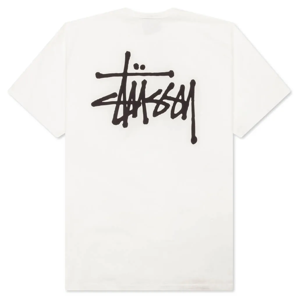 Basic Stussy Pigment Dyed Tee - Natural