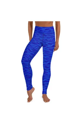 Become like water my friend Yoga Leggings