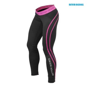 Better Bodies Athlete Tights - Black-Pink