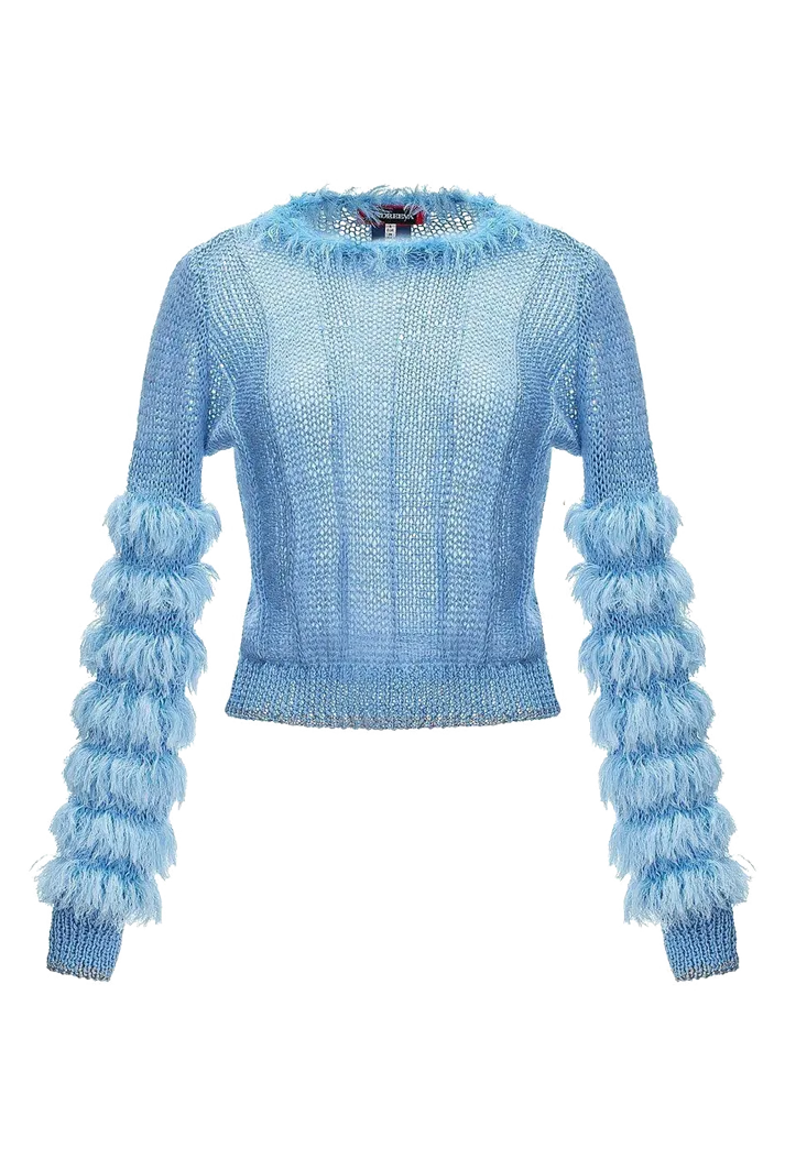 Blue Swan Handmade Knit Sweater