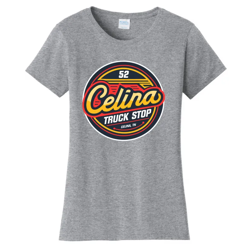 Celina 52 Truck Stop Ladies Cotton T-Shirt