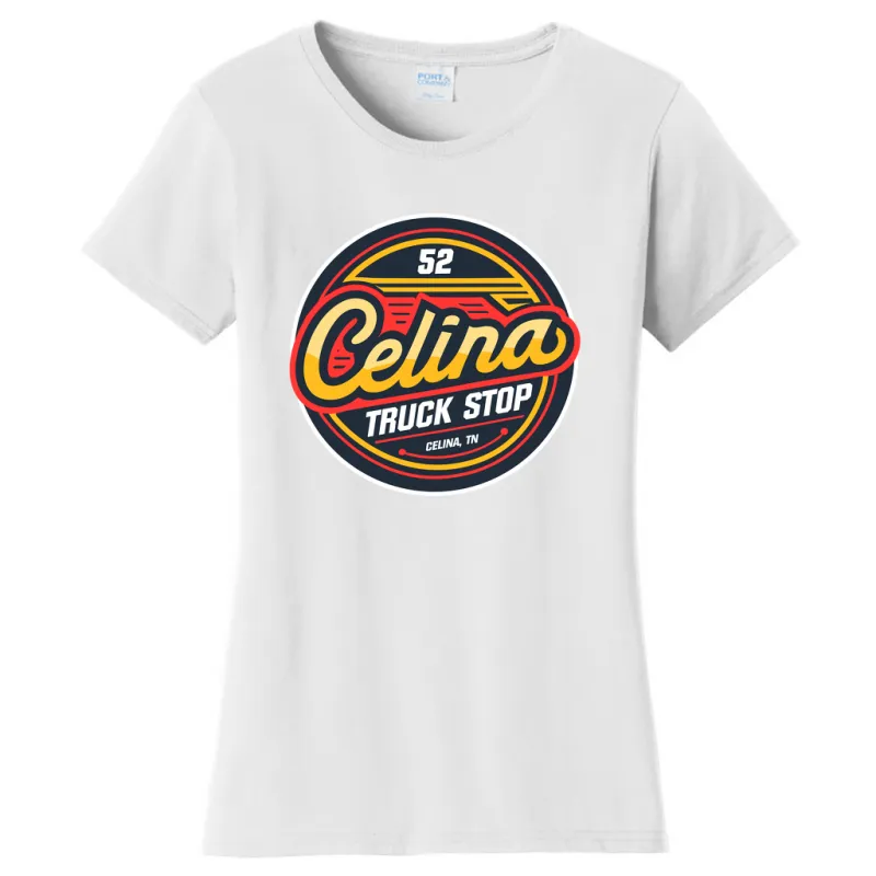 Celina 52 Truck Stop Ladies Cotton T-Shirt