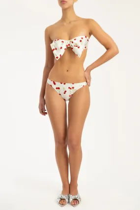 Cherry Bomb Strapless Bikini