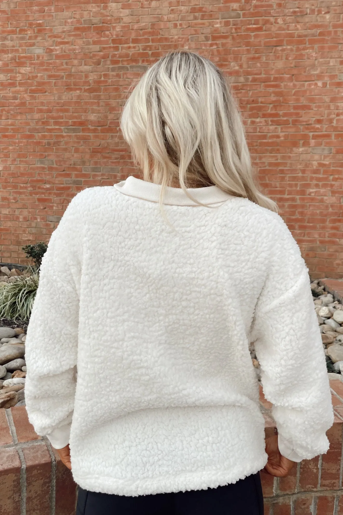 Christmas Sherpa Quarter Zip Pullover