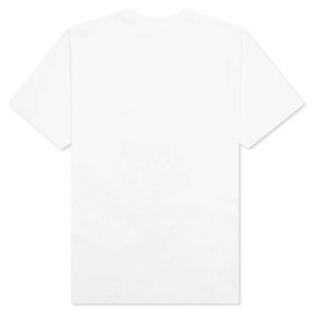 Color Camo Crazy College Tee - White