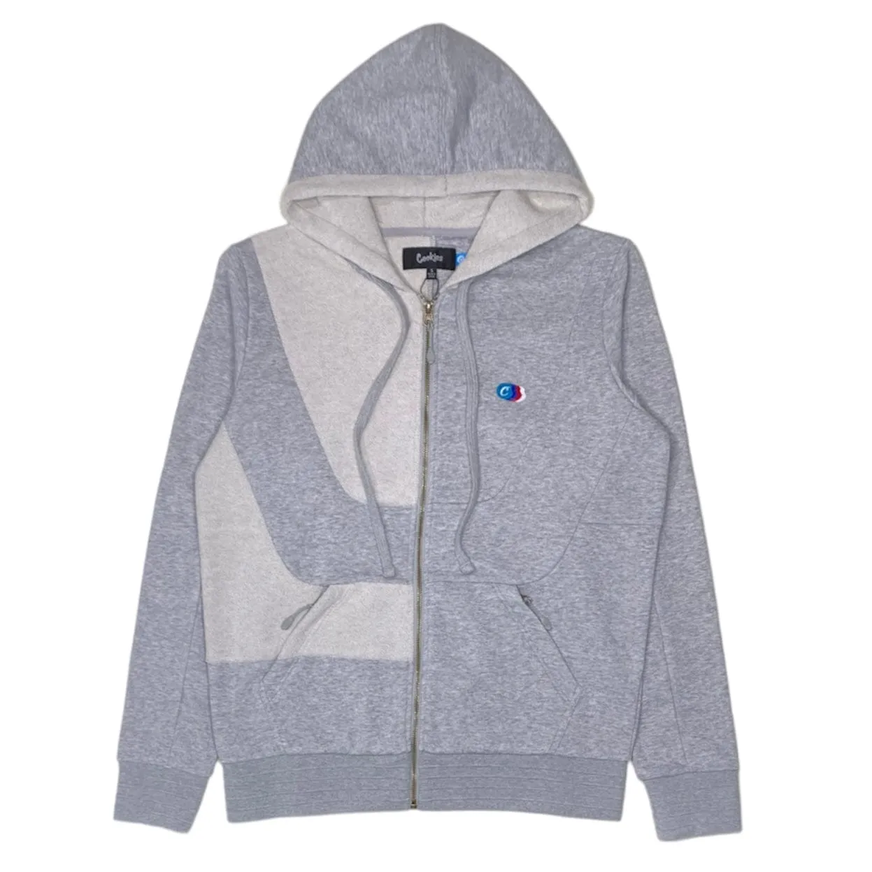 Cookies Back To Back French Terry Zip Hoodie (Heather Grey) 1565H6800