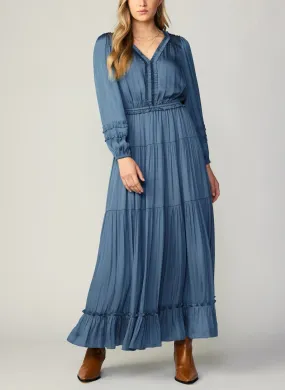 Current Air Ruffle Detail Long Dress