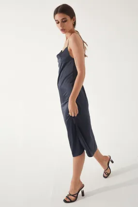 Draped Slip Dress