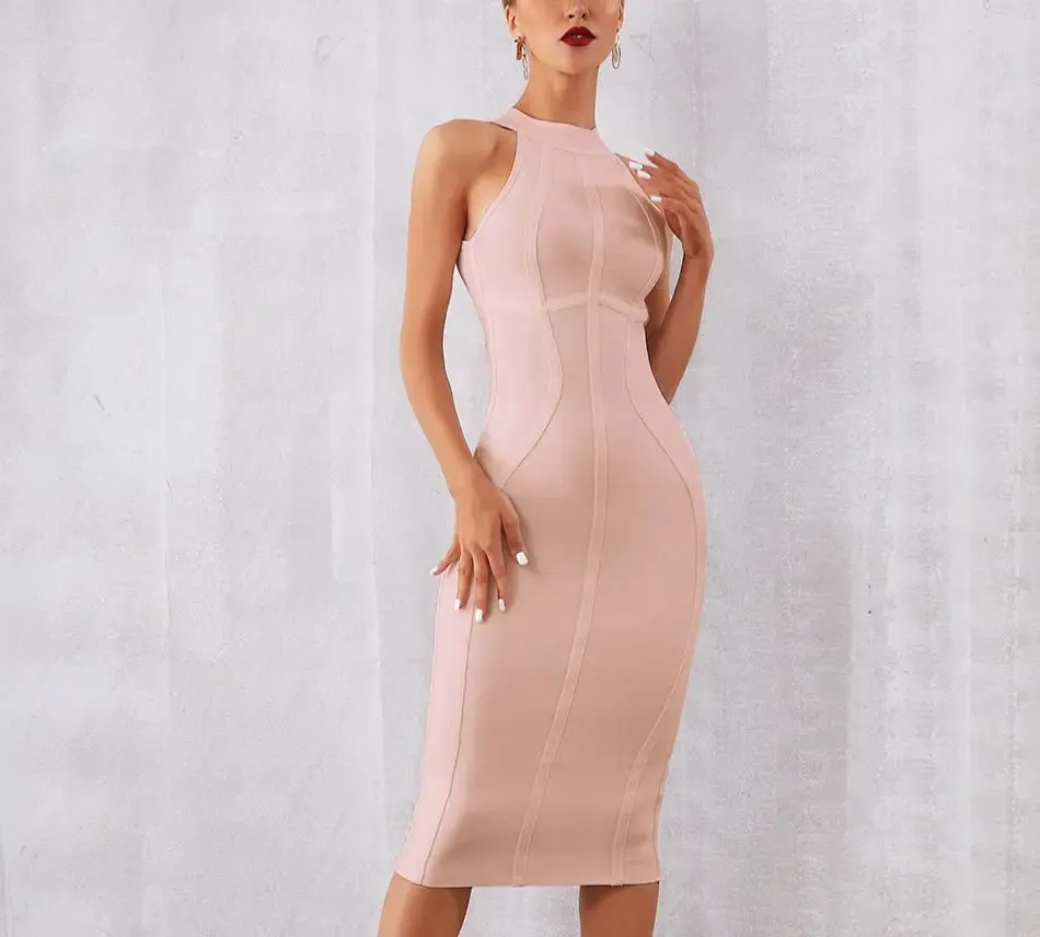 Elegant Tank Sleeveless Bodycon  Dress