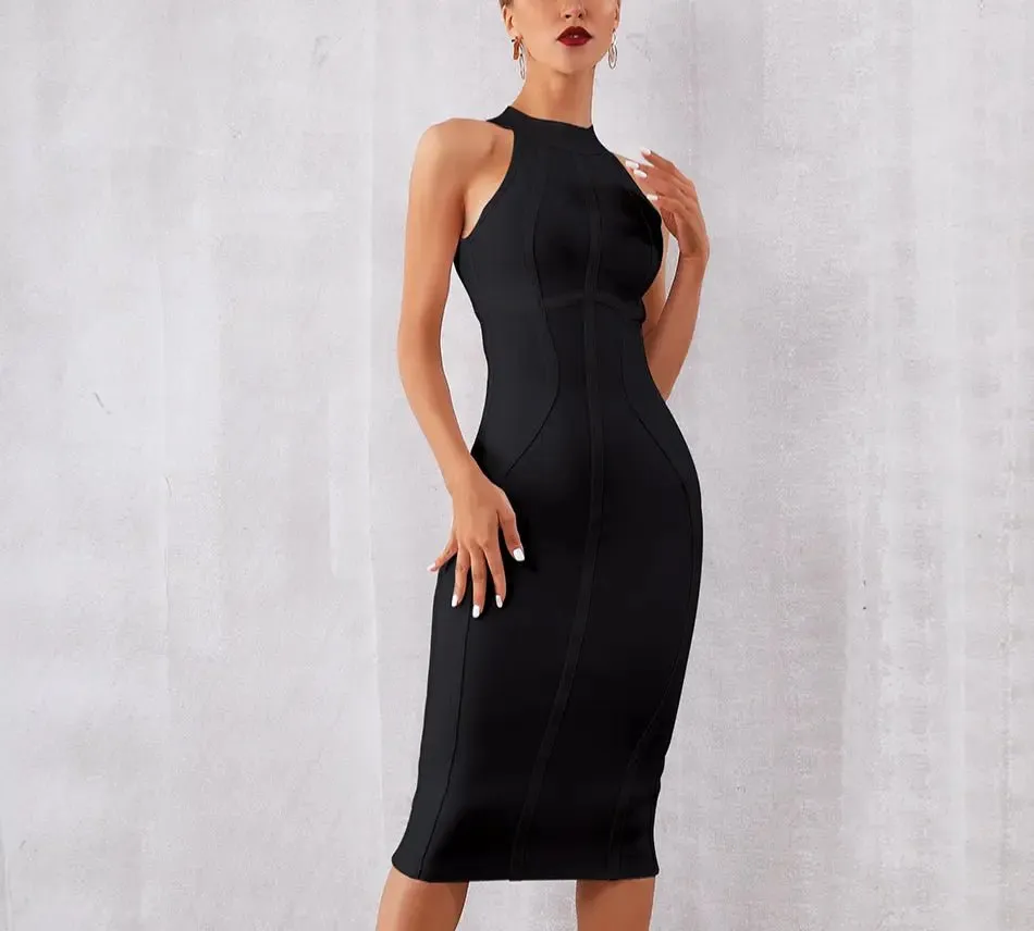 Elegant Tank Sleeveless Bodycon  Dress