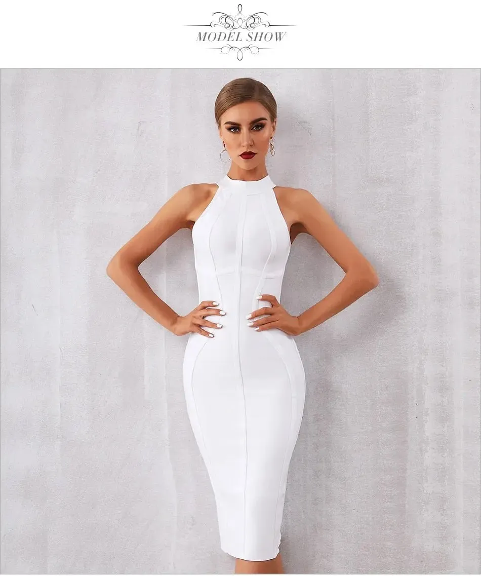 Elegant Tank Sleeveless Bodycon  Dress