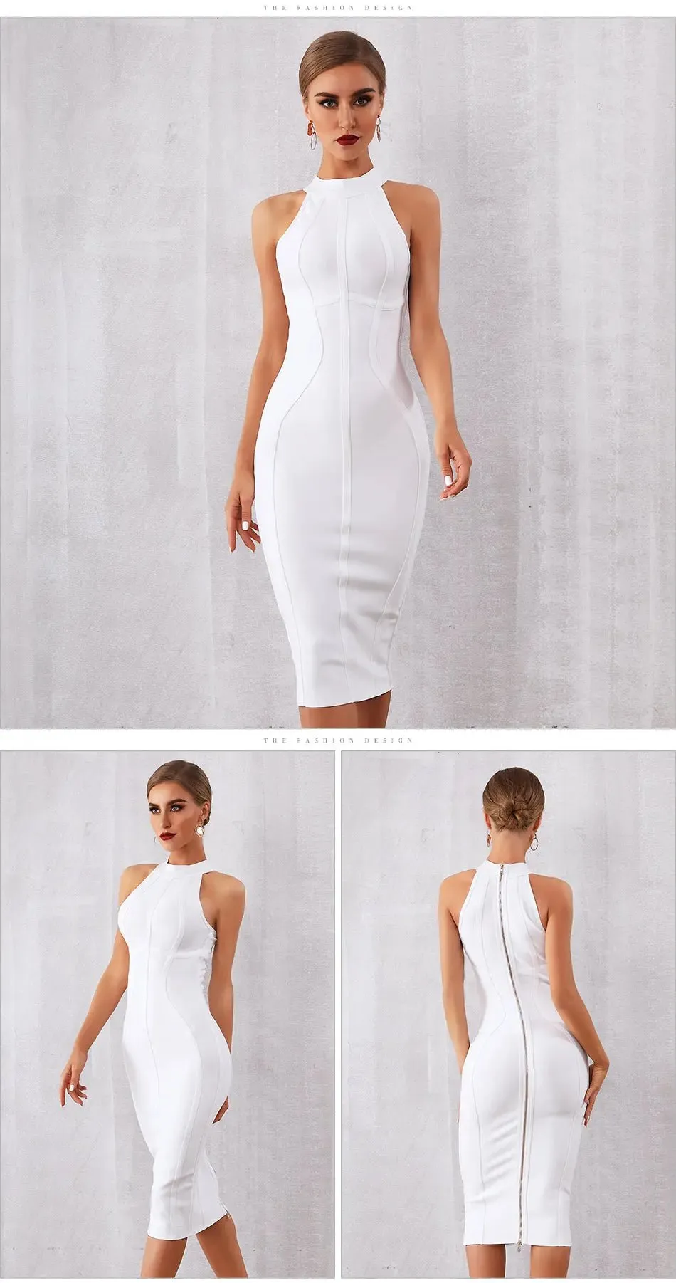 Elegant Tank Sleeveless Bodycon  Dress