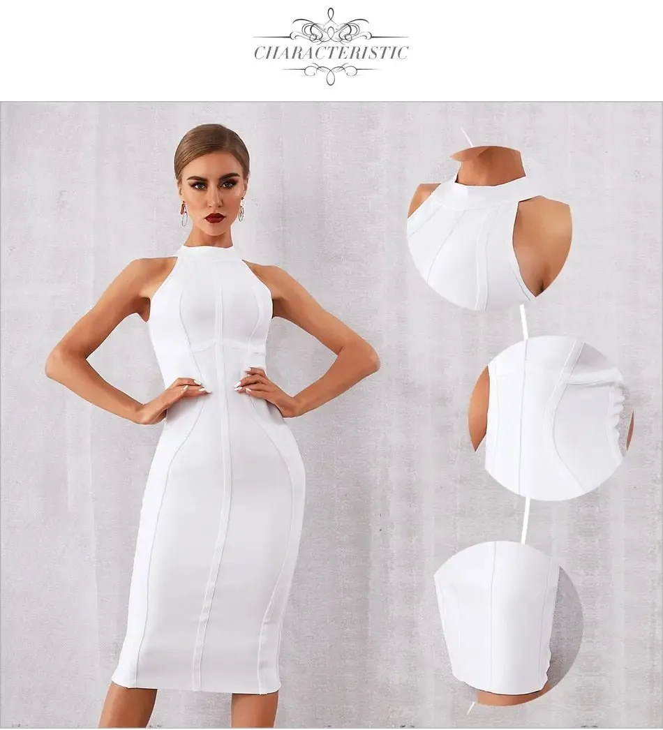 Elegant Tank Sleeveless Bodycon  Dress