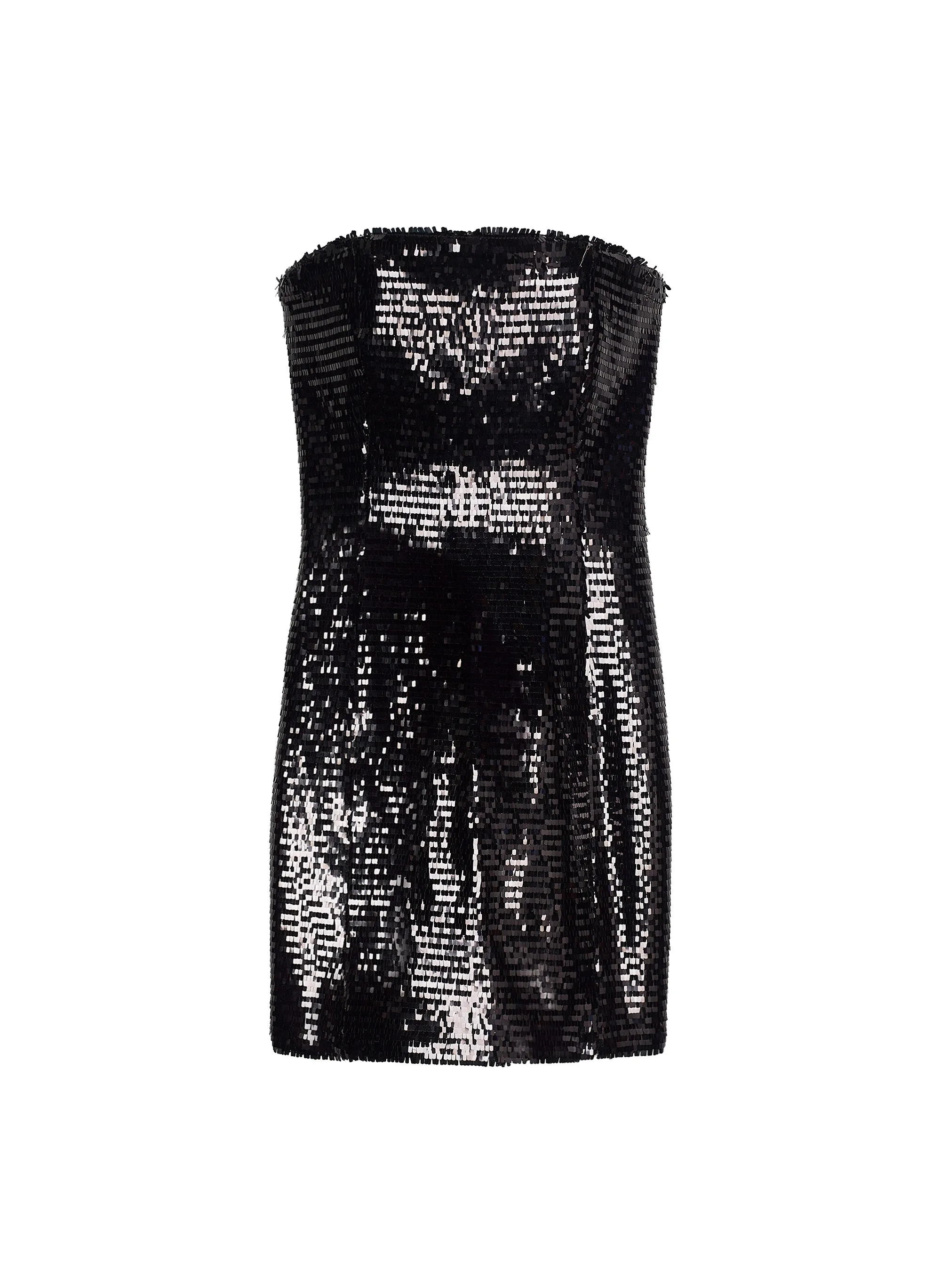 Elsie Strapless Sequin Mini Dress