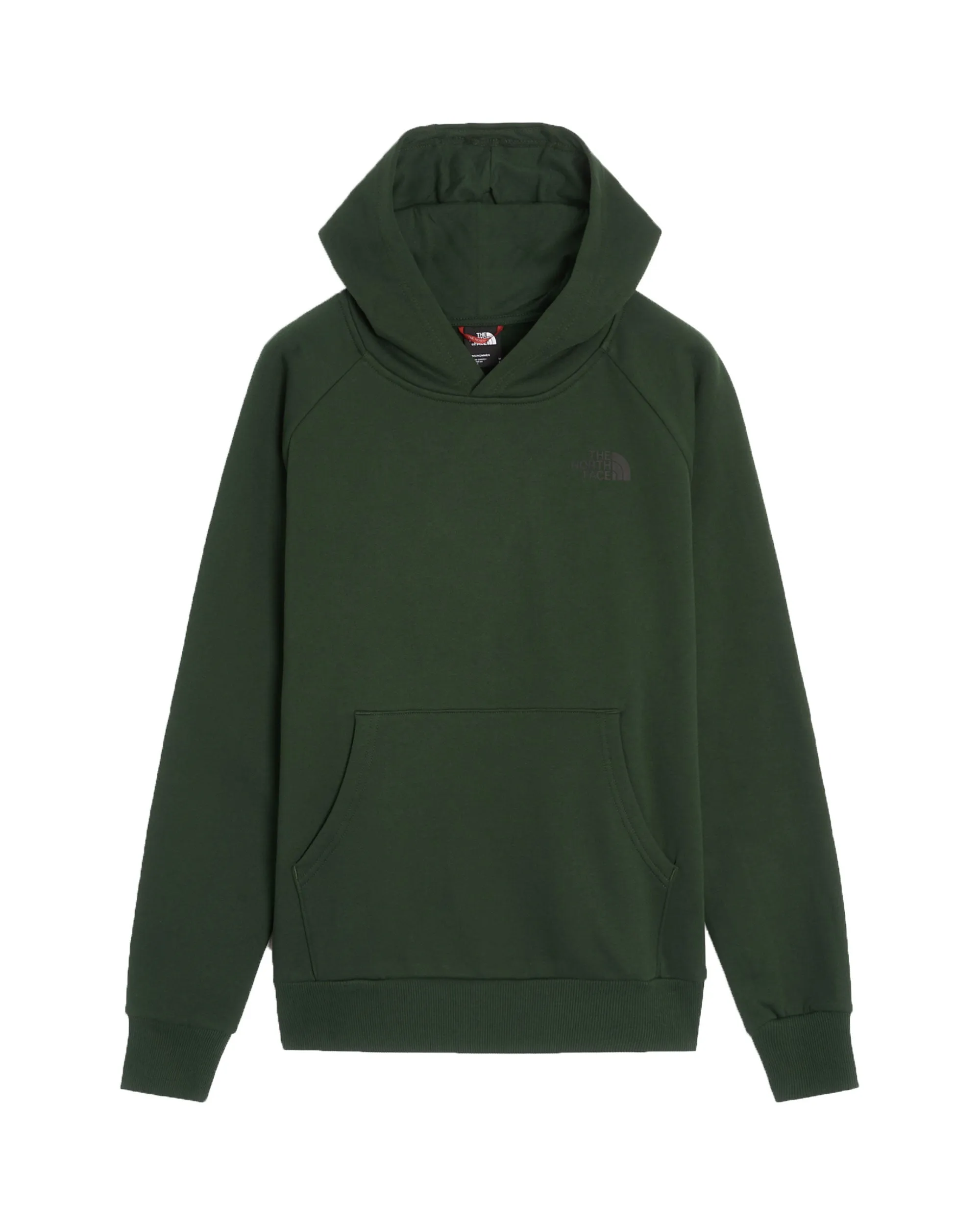 Felpa Uomo The North Face Raglan Redbox Hoodie Verde