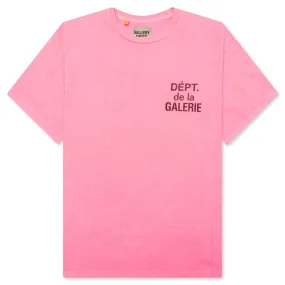 French Tee - Fluorescent Pink