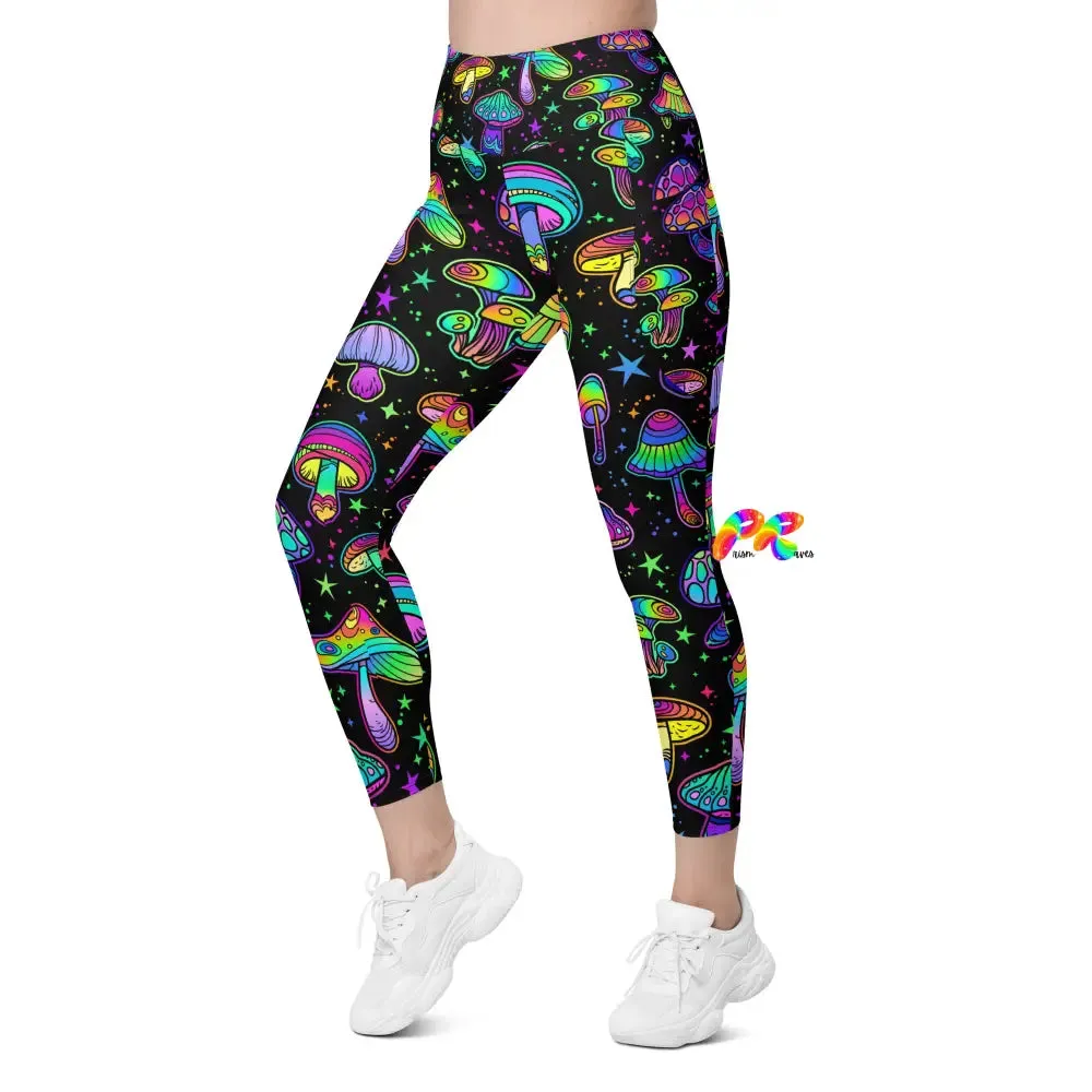 Fungi Dreamscape Rave Leggings