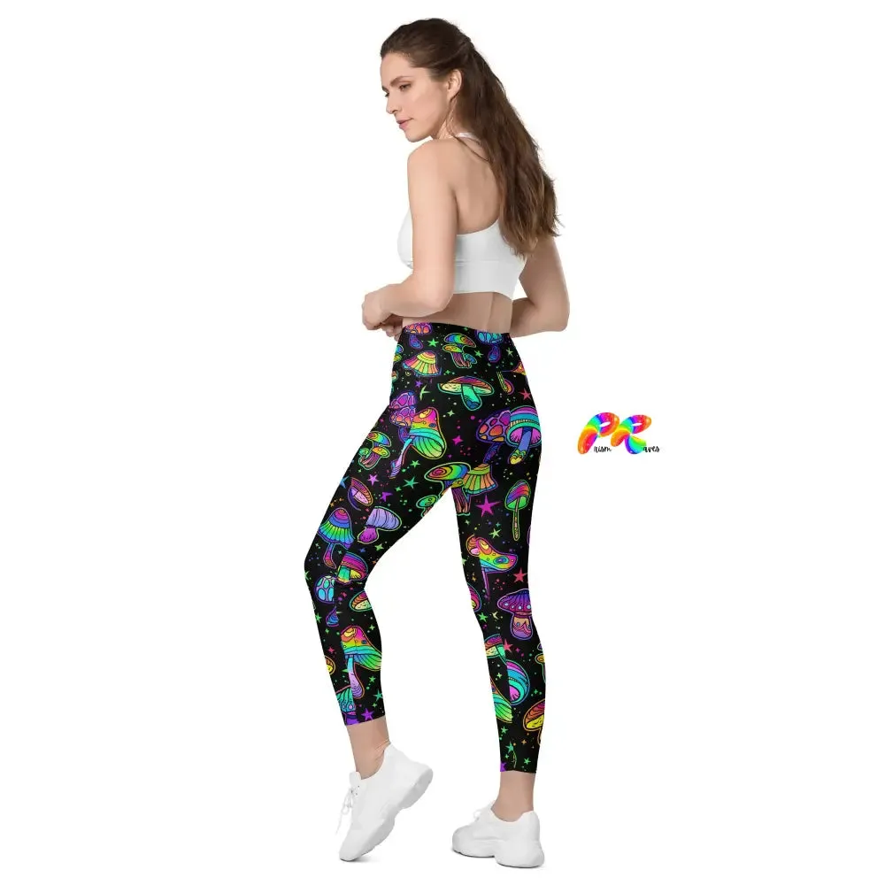 Fungi Dreamscape Rave Leggings