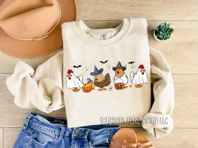 Ghosts Chickens Sweatshirt