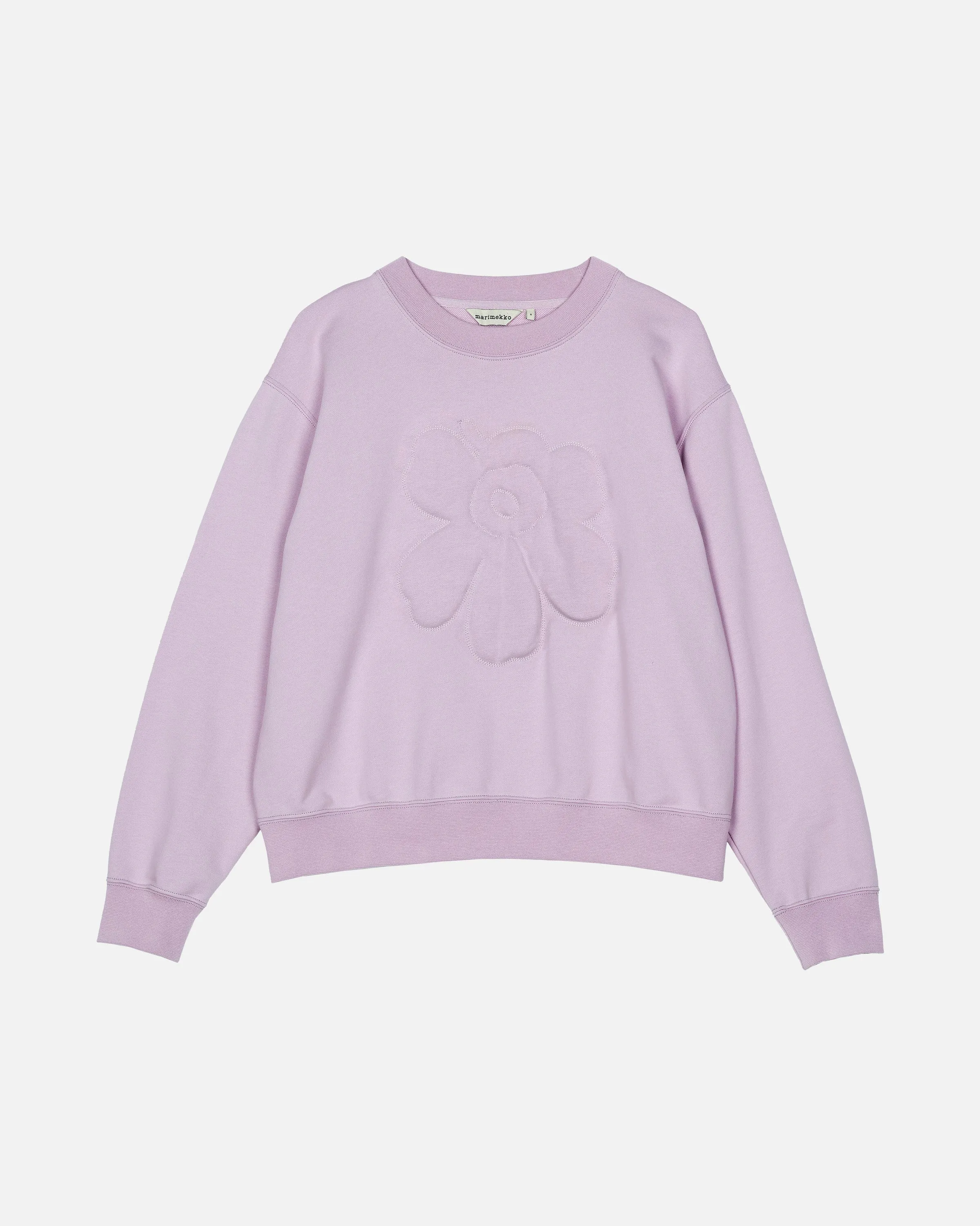 kioski leiot unikko padded sweatshirt - lavender