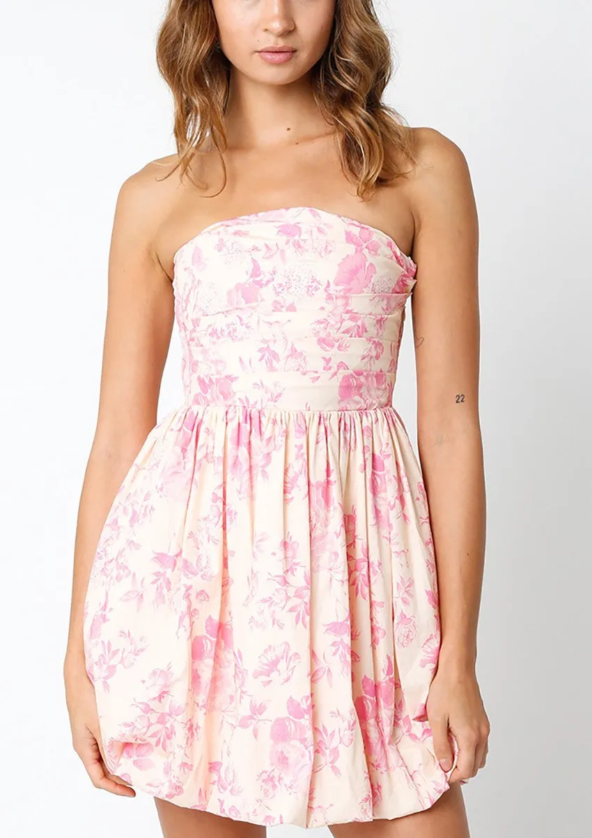 Makayla Floral Tie Back Dress