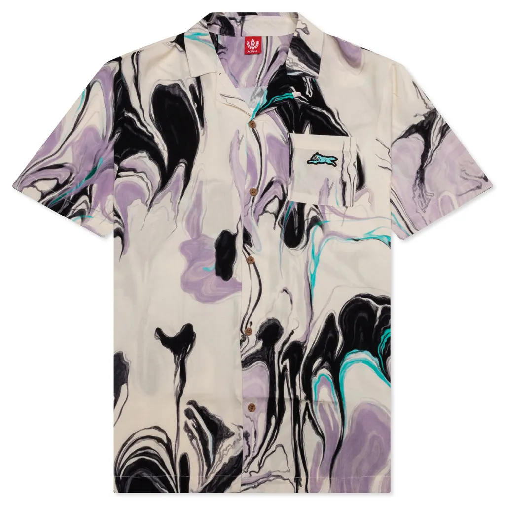 Marbling S/S Tee - Whisper White