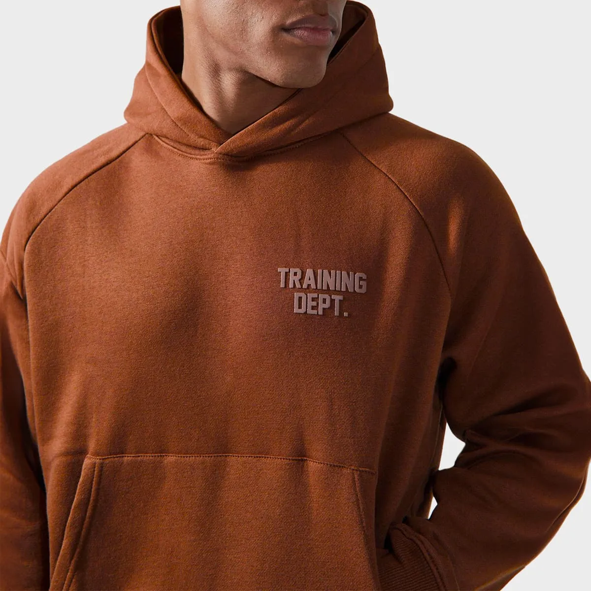 Men's Training Dept Boxy Hoody - Chocolate