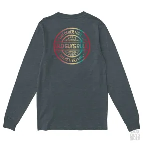 'Natural Traction' Long Sleeve T-Shirt - Dark Heather