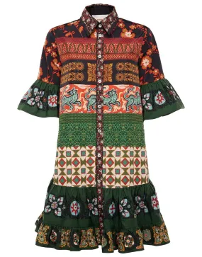 Patchwork Choux Dress