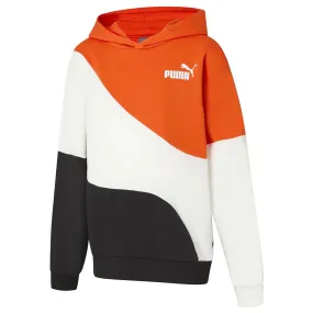 Puma Power Cat hoodie for boys 674233 23 cayenne pepper