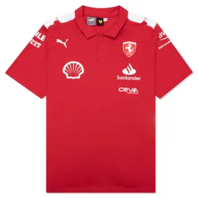 Puma x Joshua Vides for Scuderia Ferrari Replica Polo - Rosso Corsa