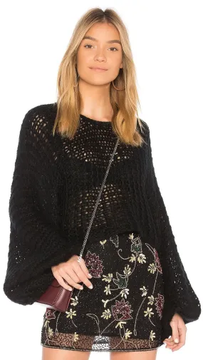 Raga Candace Crochet Knit Sweater