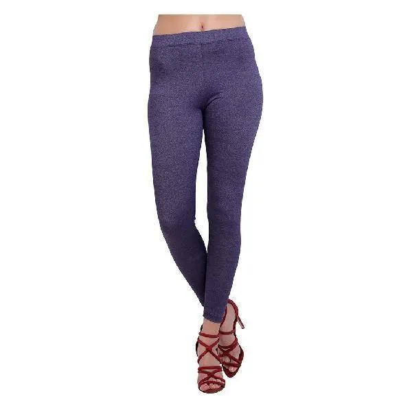 Shimmer Stretchy Ankle Length Leggings