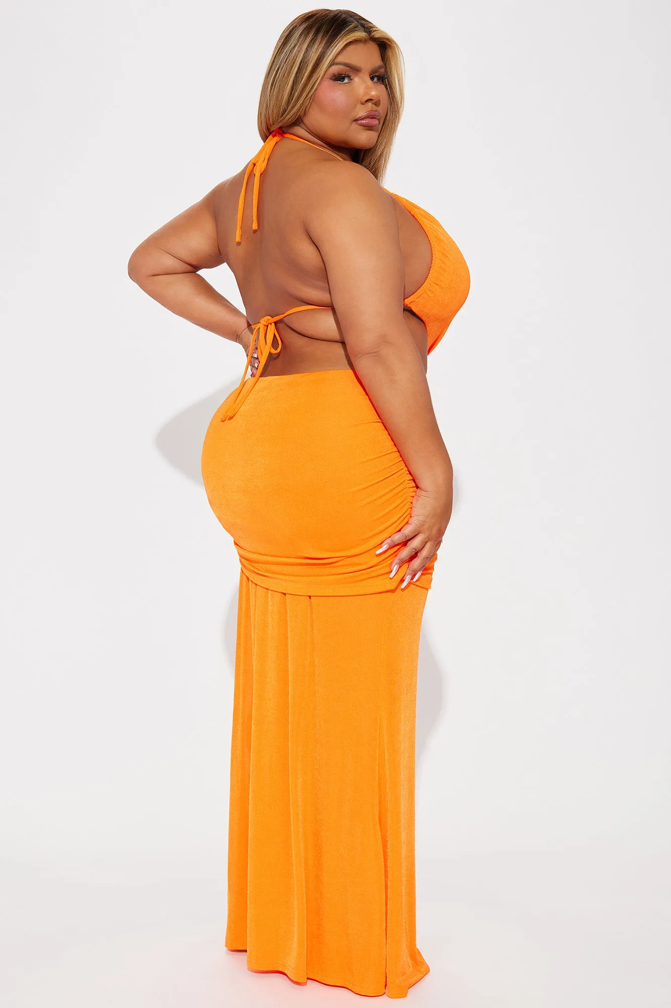 Sunset Times Maxi Dress - Orange