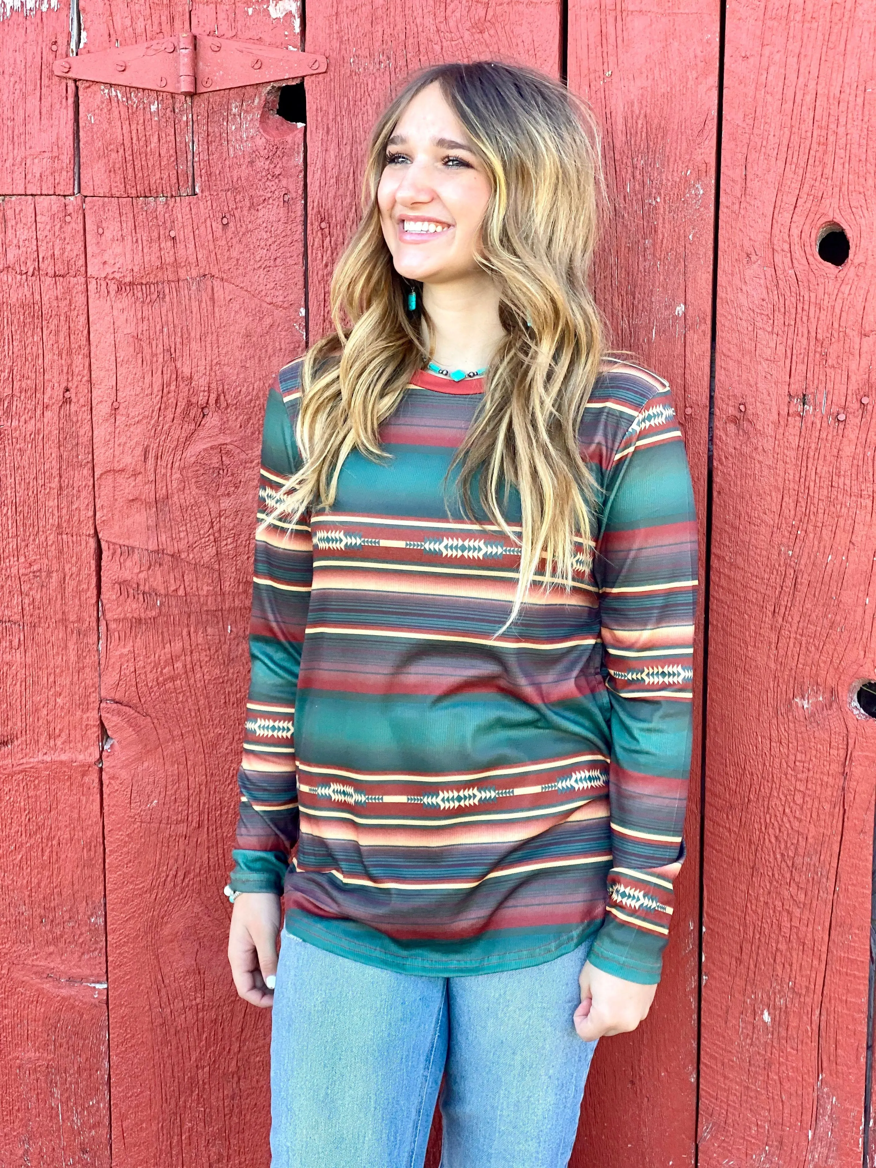 The Fall Santa Mara Striped Top