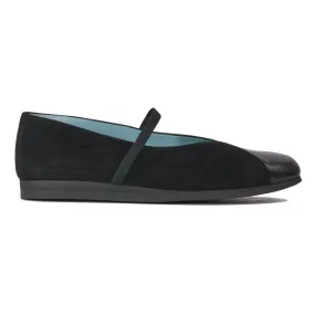 Thierry Rabotin Women's Argentina Black Metal Suede