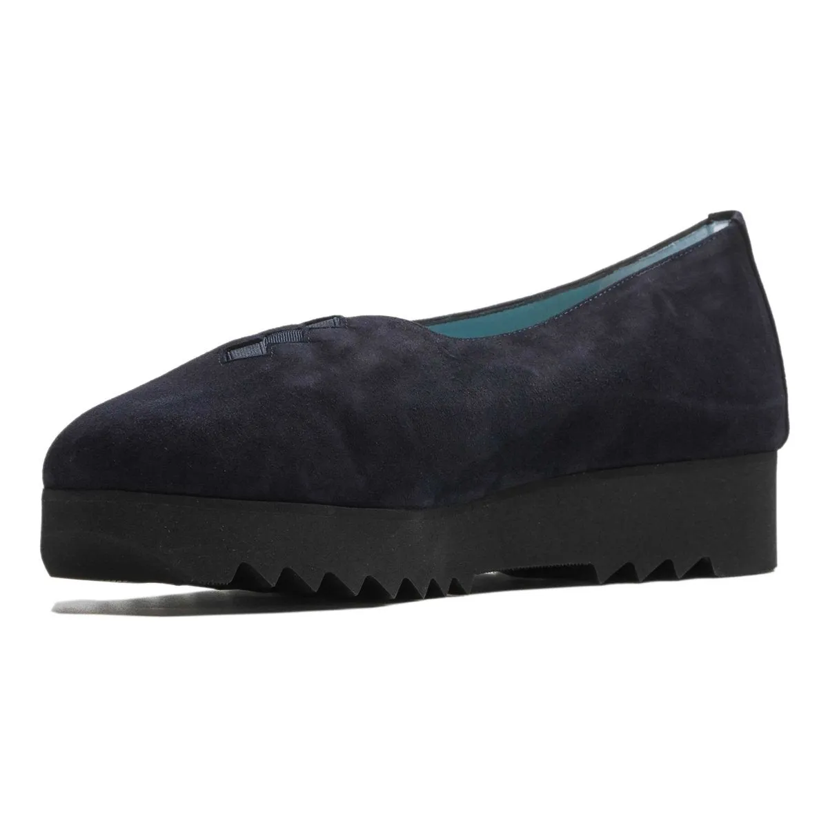 Thierry Rabotin Women's Grace Wedge Navy Suede